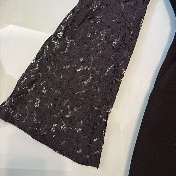 New with tags BCBG black lace romper 2. - Picture 2 of 4